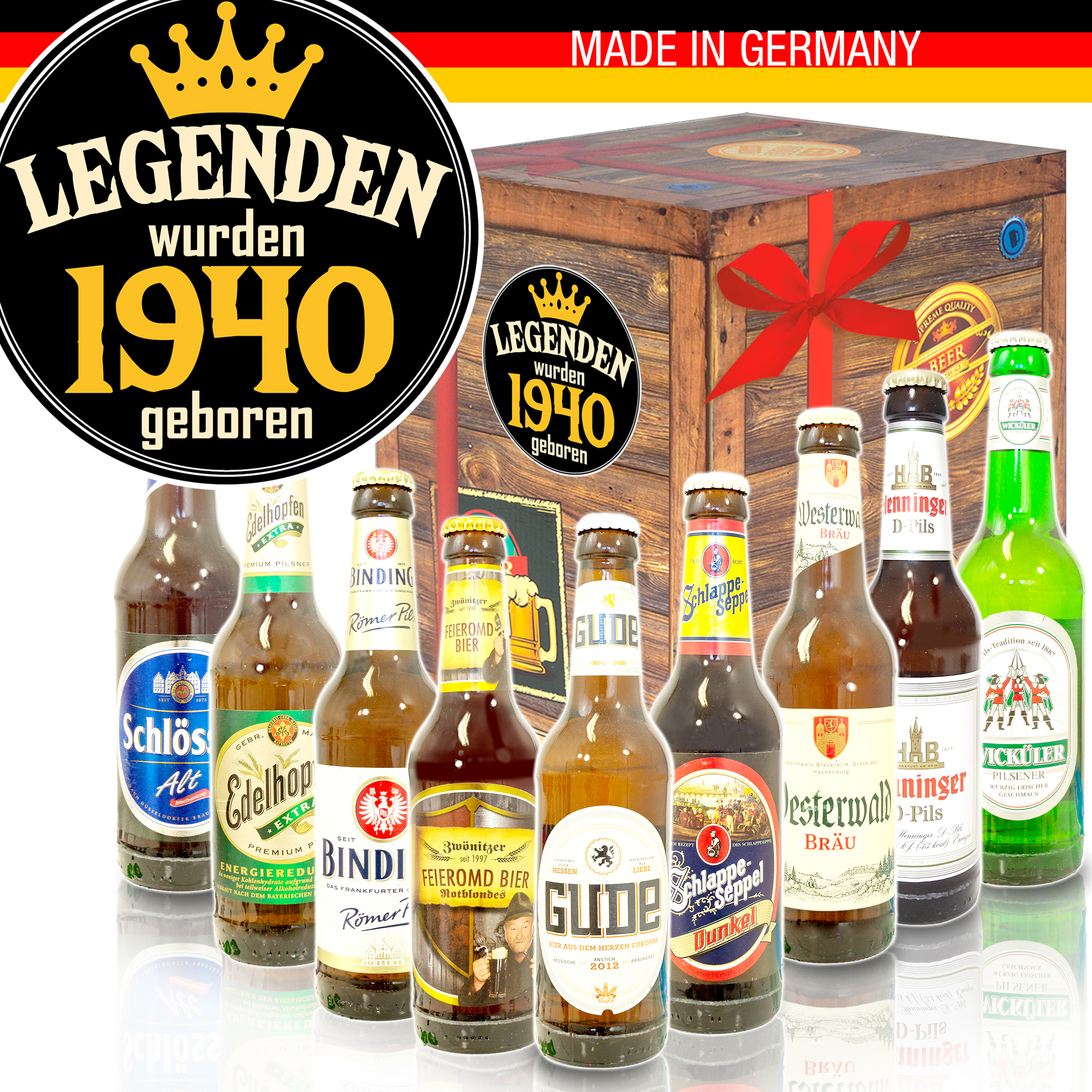 Legenden 1940 Geburtstag Geschenke Mann Bier Box Mit Deutschem Bier Ebay
