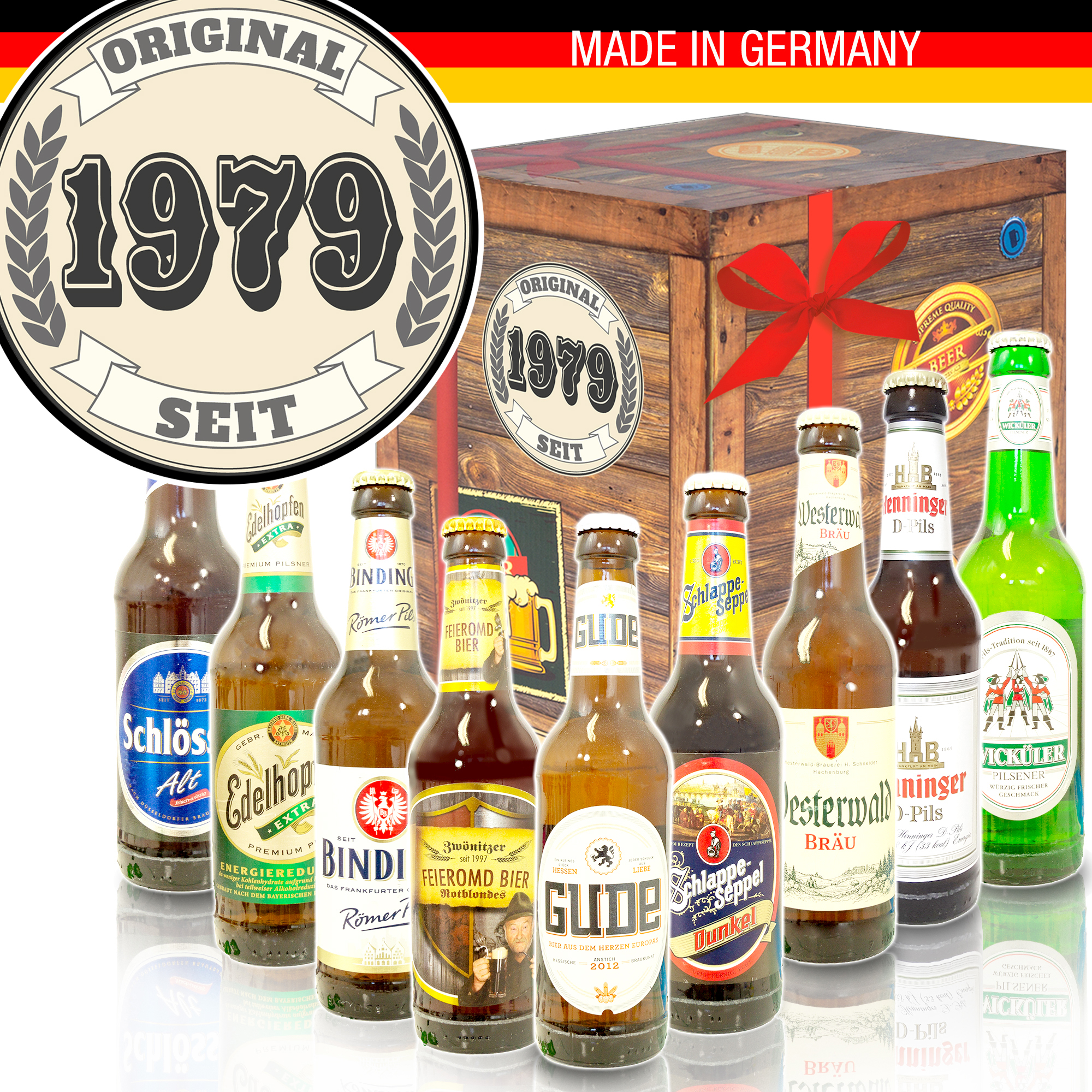 Original Seit 1979 40ten Geburtstag Geschenke Biergeschenk Aus Deutschland Eur 26 99 Picclick De